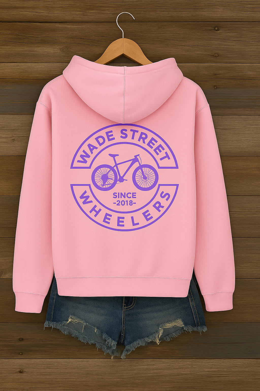 Baby Pink & Purple Hoodie