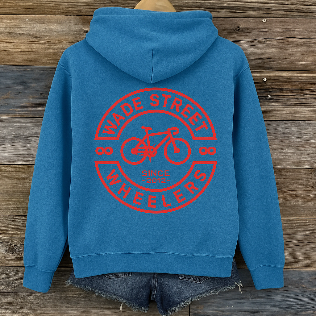 WSW Hawaiian Blue Red Flash Hoodie
