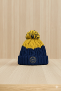 Oxford Navy and Mustard Bobble
