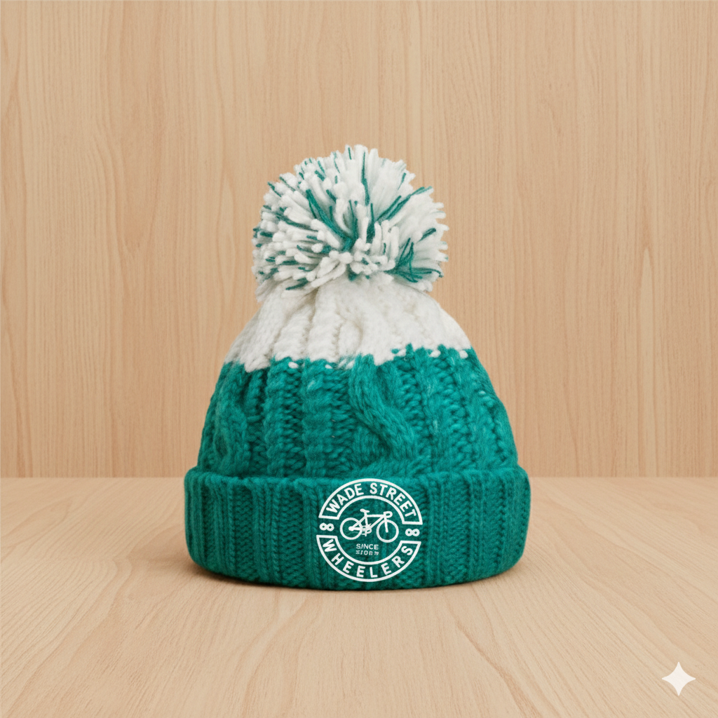 Emerald and Soft White Bobble