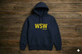 French Navy and Yellow Hoodie