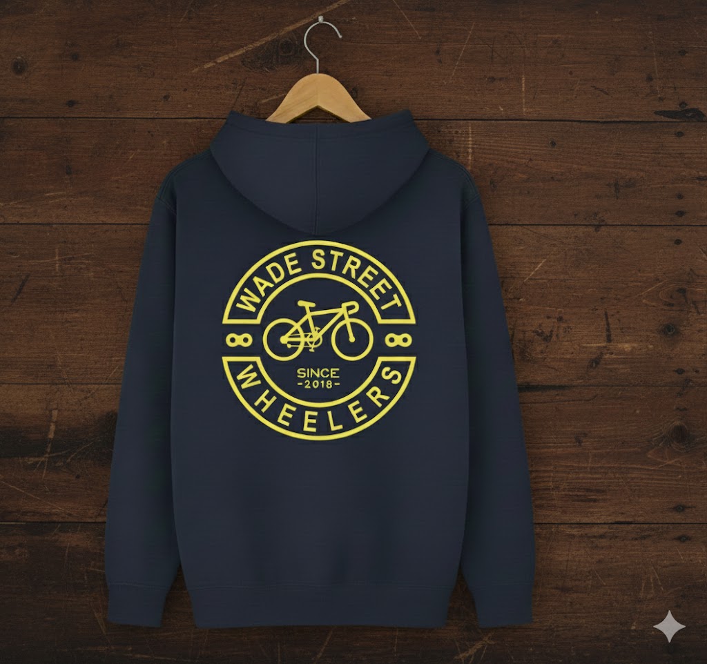 French Navy and Yellow Hoodie